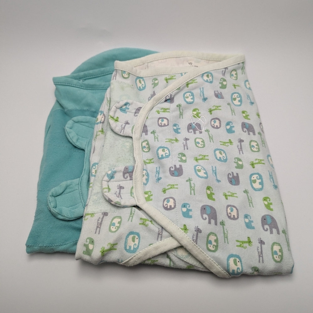 SwaddleMe Organic Cotton Velcro Tab Swaddles, Sz Large